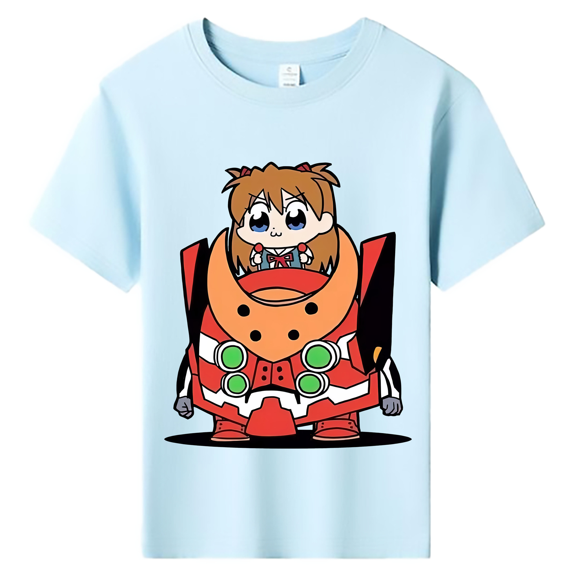 （画像用） EVA 新世紀エヴァンゲリオン 綿100％キッズTシャツ（フロントプリント）